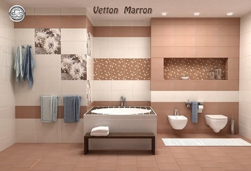 Плочки за баня Vetton Marron